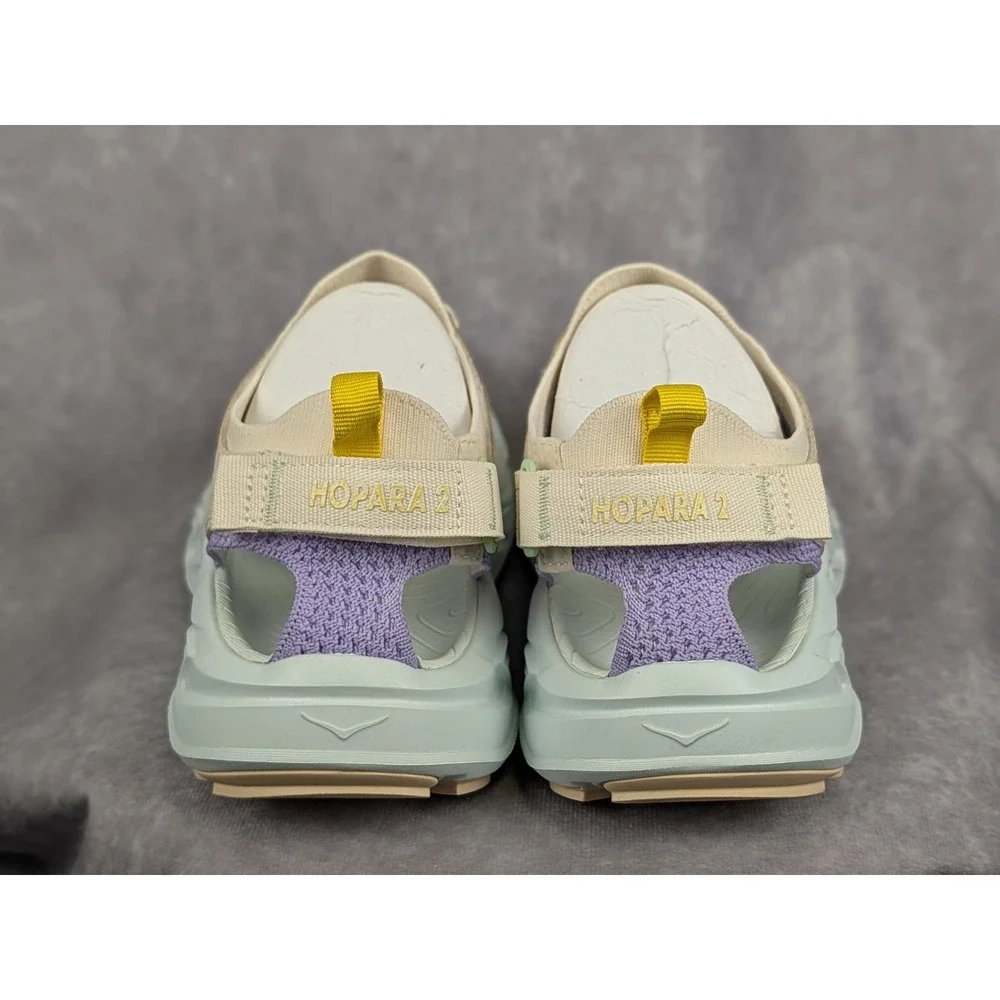Hoka One One Hopara 2 Womens Hiking Sandals Oat Milk Sea Glass 1147670 ANW 10B - Picture 4 of 6